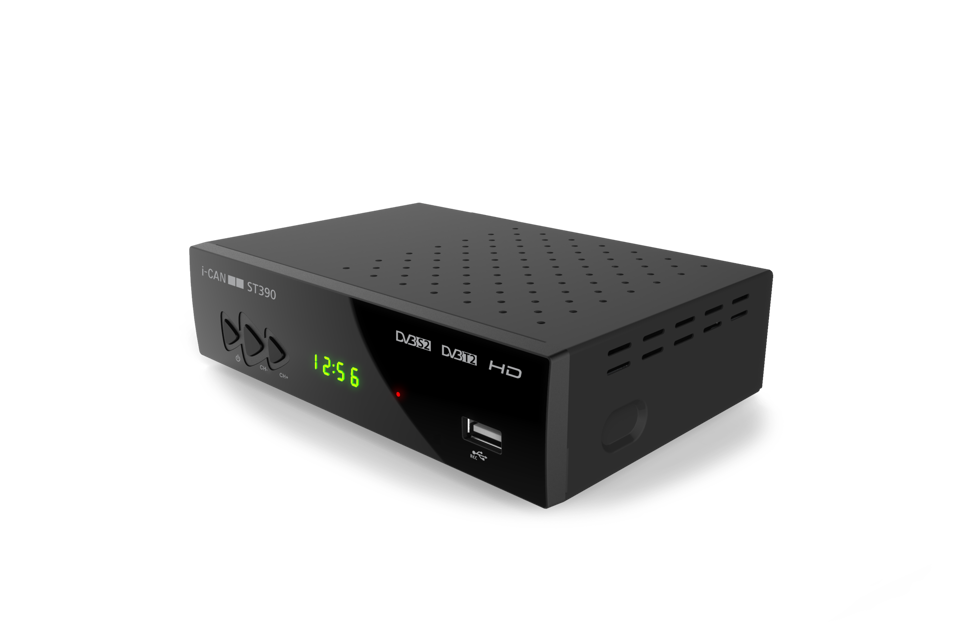 ADB i-CAN ST390 Ethernet (RJ-45), Satellite, Terrestre Nero