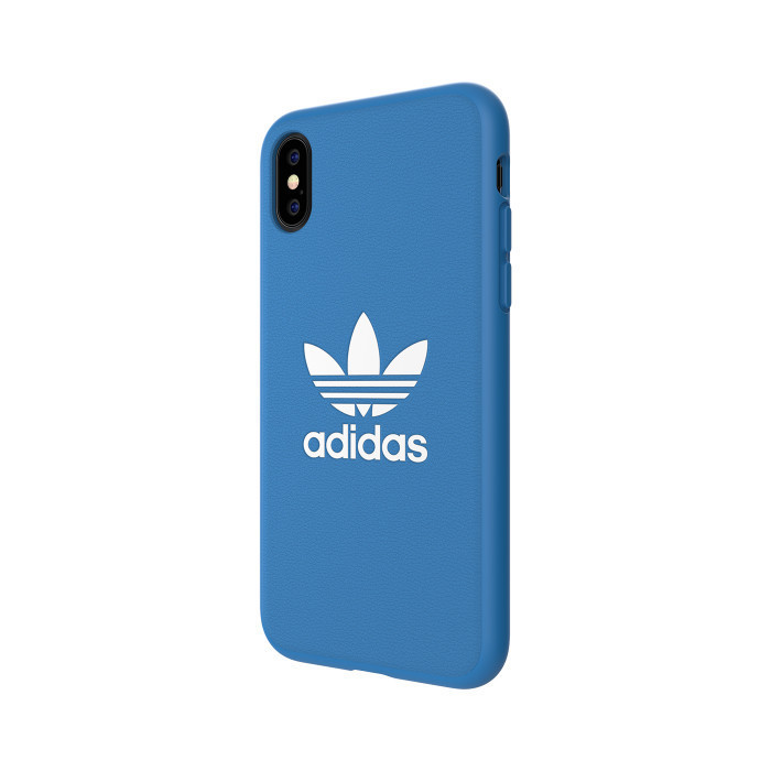 Adidas Trefoil custodia per cellulare 14,7 cm (5.8") Cover Blu, Bianco