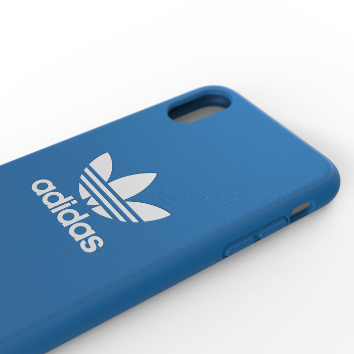Adidas Trefoil custodia per cellulare 14,7 cm (5.8") Cover Blu, Bianco