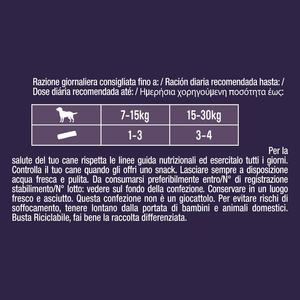 ADVENTUROS 12332735 Strips Snack Cane al gusto Cervo 90 g