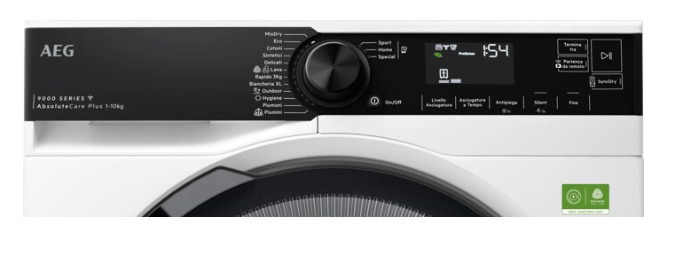 AEG 916 900 828 asciugatrice Libera installazione Caricamento frontale 10 kg Bianco