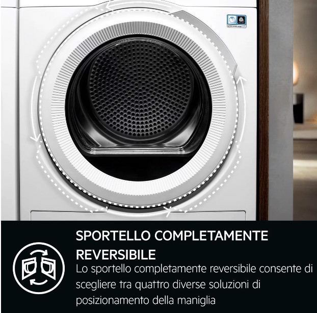 AEG 916 900 828 asciugatrice Libera installazione Caricamento frontale 10 kg Bianco