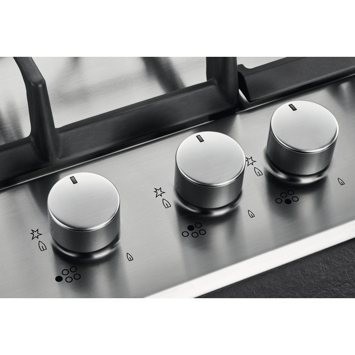 AEG 949 640 849 piano cottura Argento Da incasso 60 cm Gas 4 Fornello(i)