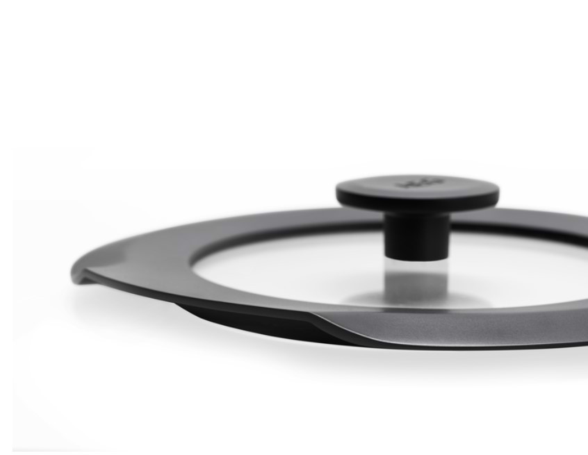 AEG A9HOSM coperchio per pentola Rotondo Nero, Trasparente