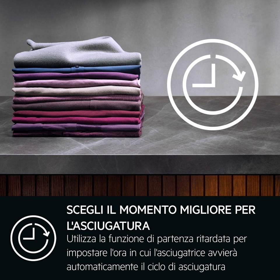 AEG ASCIUGATRICE 8 KG CLASSE B TR8HGBG8B MADE IN EUROPE