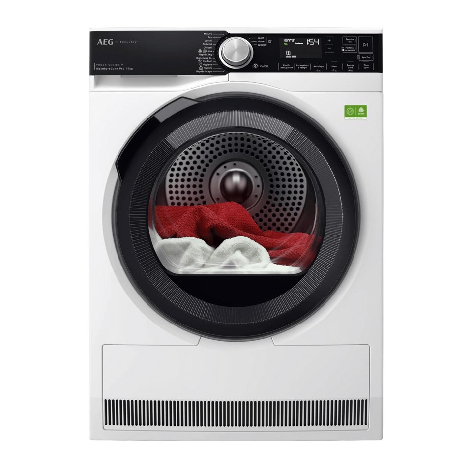AEG Asciugatrice 9 Kg Classe A XTR9HBGA9YA MADE IN EUROPE