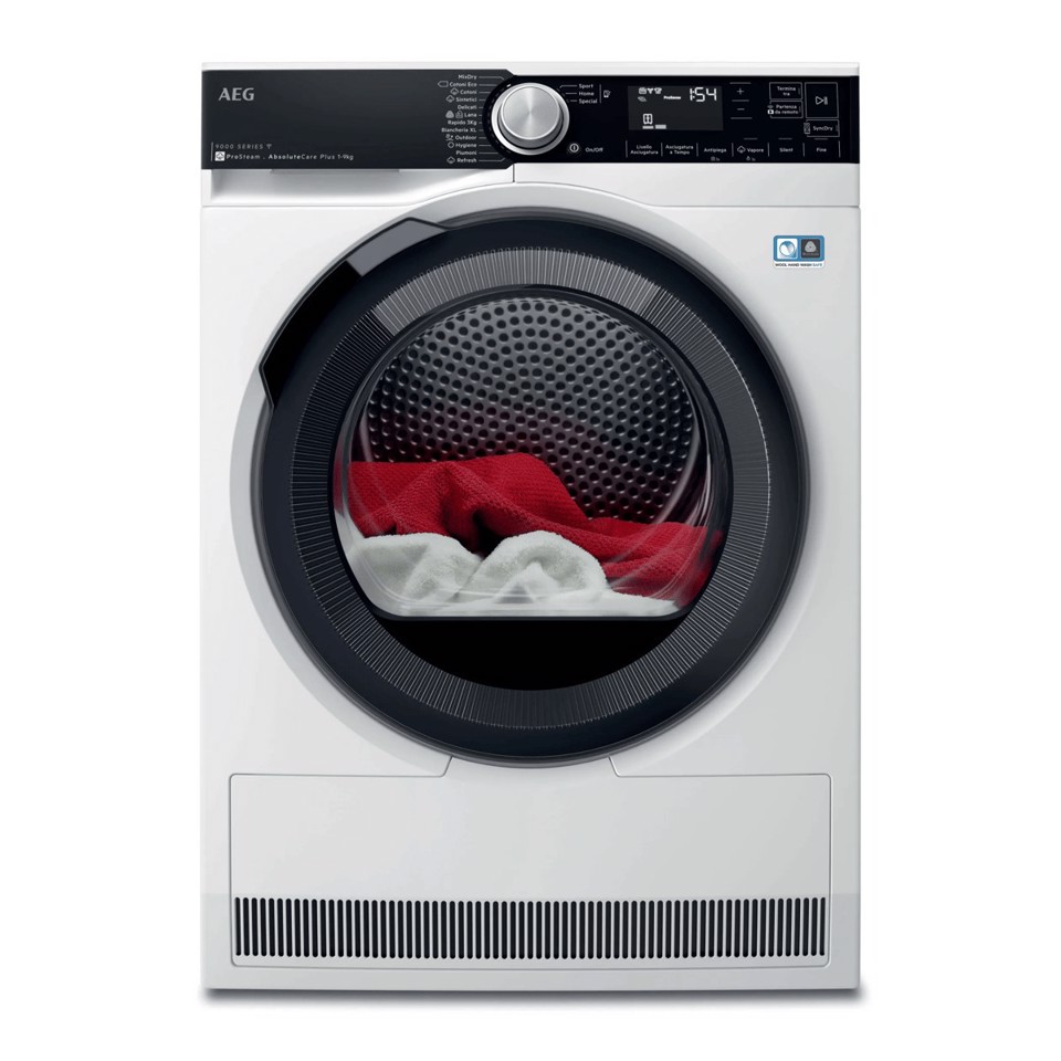 AEG Asciugatrice 9 Kg Classe C TR9T94ABYS MADE IN EUROPE