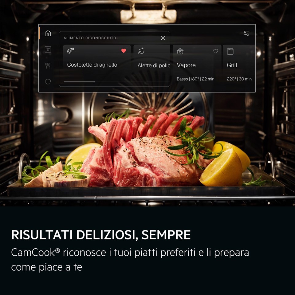 AEG Forno Incasso Steam Pro (100% Vapore, 50% Vapore, 25 %Vapore + Sous Vide) + Wi Fi + Camera Classe A++ 60 Cm TP9SB881DT