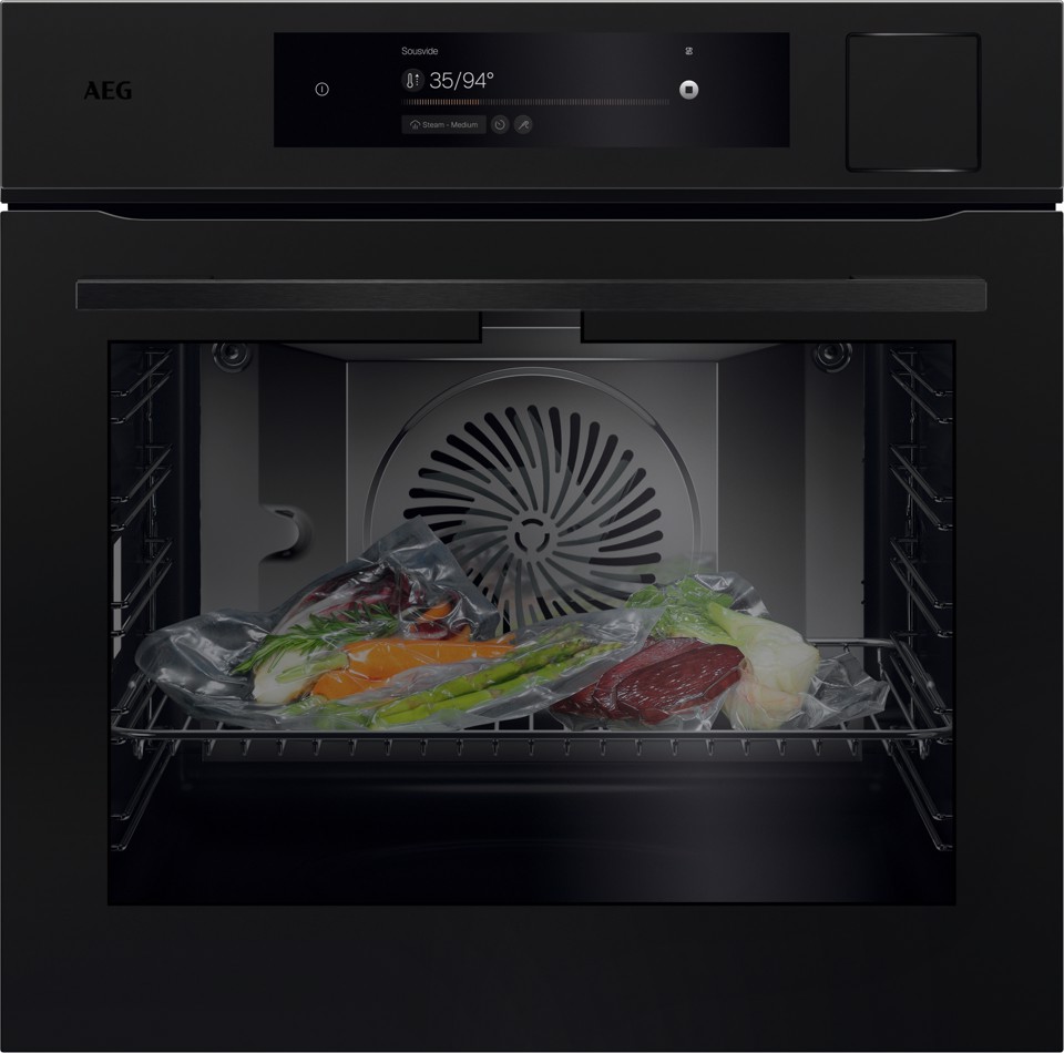 AEG Forno Incasso Steam Pro (100% Vapore, 50% Vapore, 25 %Vapore + Sous Vide) + Wi Fi + Camera Classe A++ 60 Cm TP9SB881DT