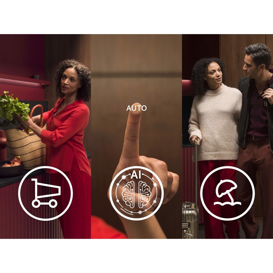 AEG FRIGORIFERO COMBINATO MULTIFLOW (METAL) CLASSE C TC8MS181CS