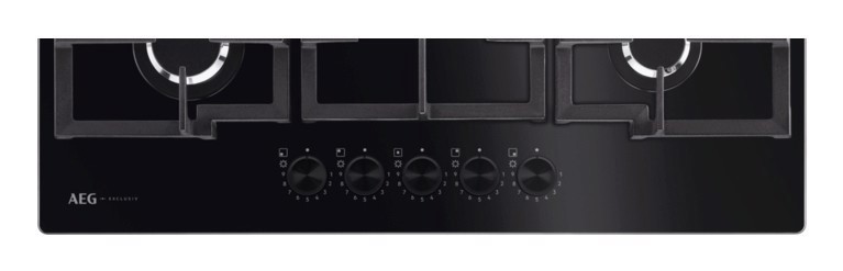 AEG HKB75451NB Nero Da incasso 75 cm Gas 5 Fornello(i)
