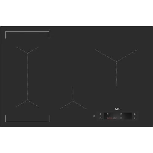 AEG IAE84881IB Nero Da incasso 80 cm Piano cottura a induzione 4 Fornello(i)