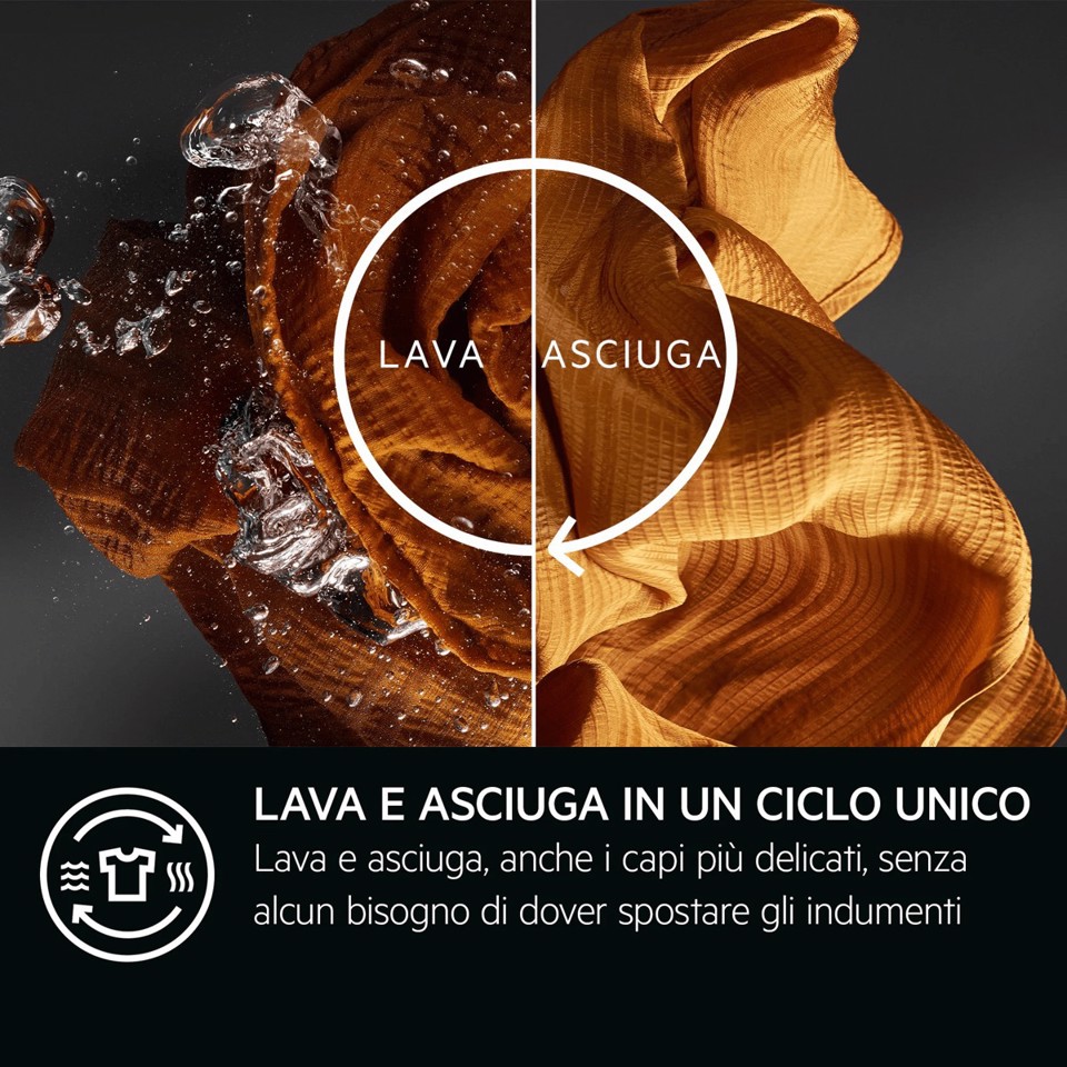 AEG Lavasciuga 10+6 Kg Classe B/A 1600 Giri MADE IN ITALY LWR9C16BAY