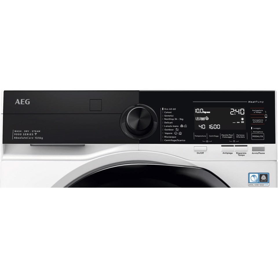 AEG Lavasciuga 10+6 Kg Classe B/A 1600 Giri MADE IN ITALY LWR9C16BAY