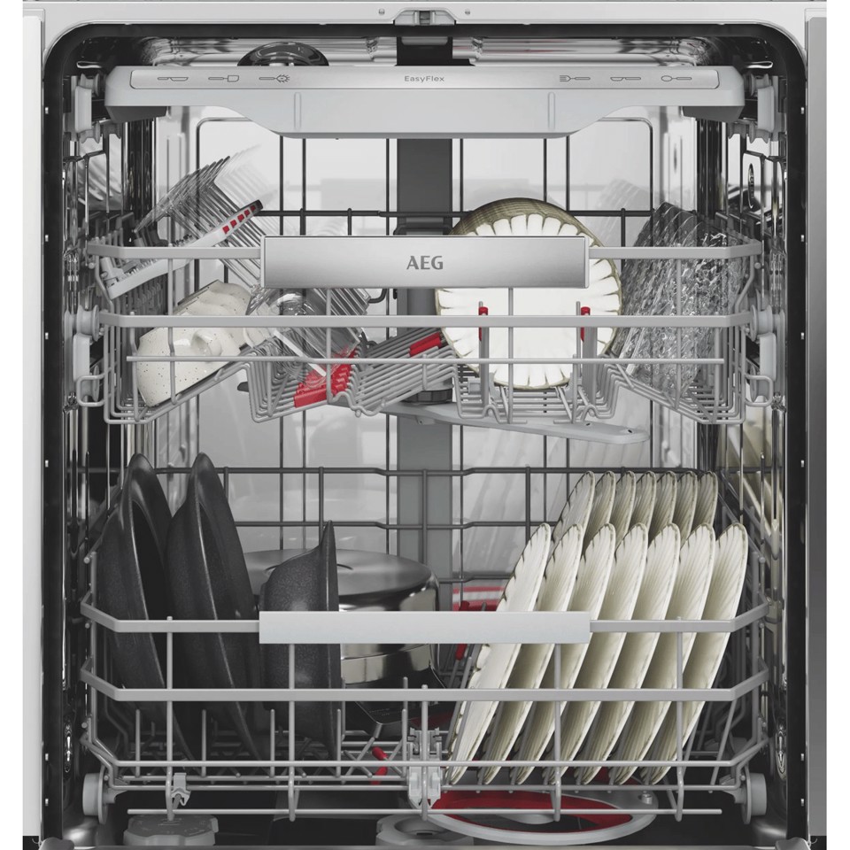 AEG Lavastoviglie Incasso 60 Cm - Flat Sottopiano 14 Coperti Classe A 40 Dba MADE IN ITALY GU8200A2SGM
