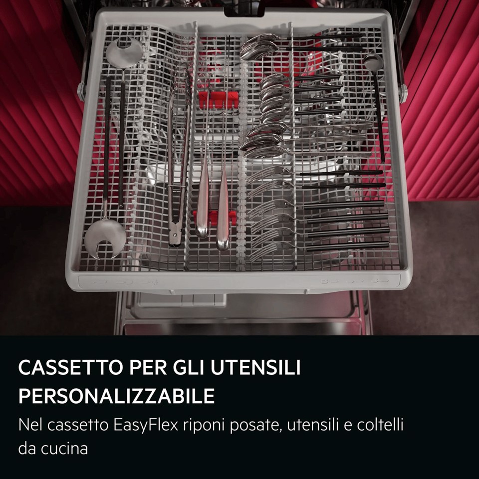 AEG Lavastoviglie Incasso 60 Cm - Int. Totale 14 Coperti Classe B 44 Dba GI6200B2SN MADE IN EUROPE