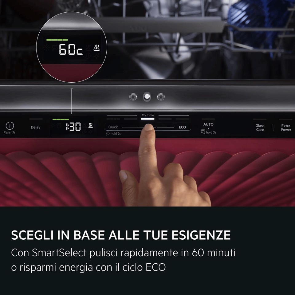 AEG Lavastoviglie Incasso 60 Cm - Int. Totale 14 Coperti Classe B 44 Dba GI6200B2SN MADE IN EUROPE