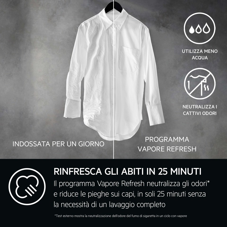 AEG LAVATRICE CARICA FRONTALE 11 KG CLASSE A-30% 1400 GIRI XLR7FH11YV MADE IN ITALY