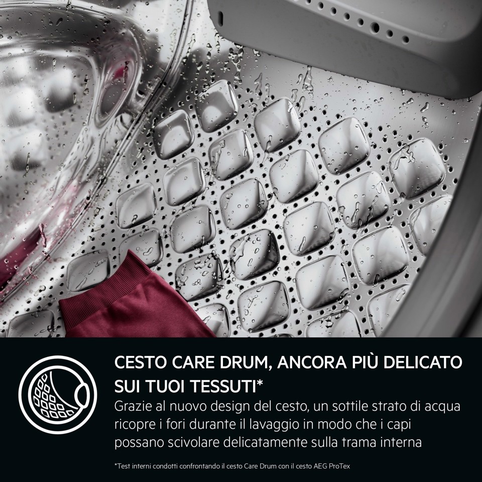 AEG LAVATRICE CARICA FRONTALE 11 KG CLASSE A-30% 1400 GIRI XLR7FH11YV MADE IN ITALY