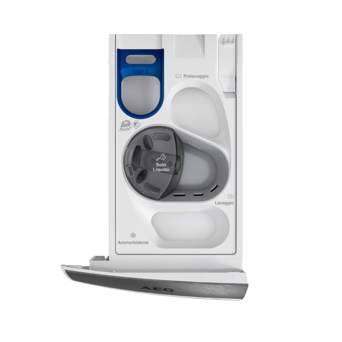 AEG LWR7BLACK lavasciuga Libera installazione Caricamento frontale Nero D