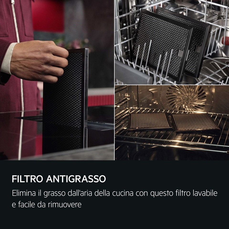 AEG PIANO CAPPA BRIDGE CLASSE A+ 80 CM TT84CB00CB