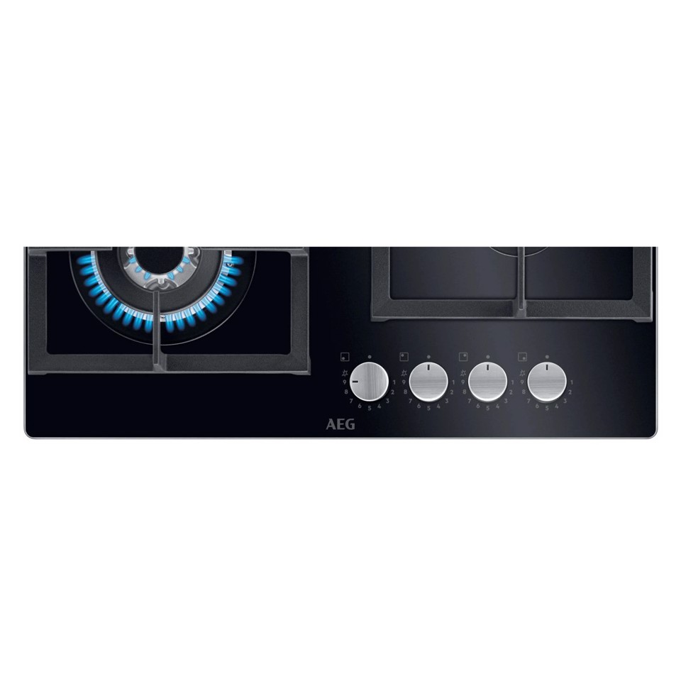 AEG Piano Gas Comandi Frontali 60 Cm HKB64420NB