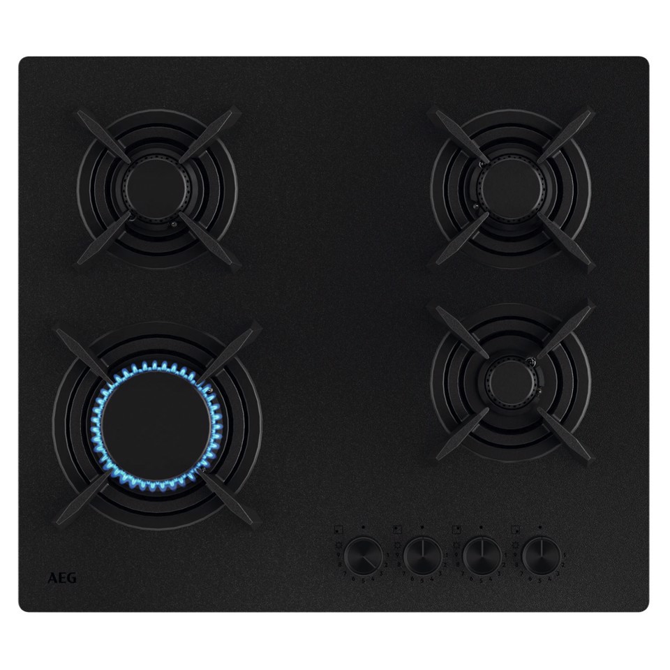 AEG Piano Gas Comandi Frontali 60 Cm HKB64423NL