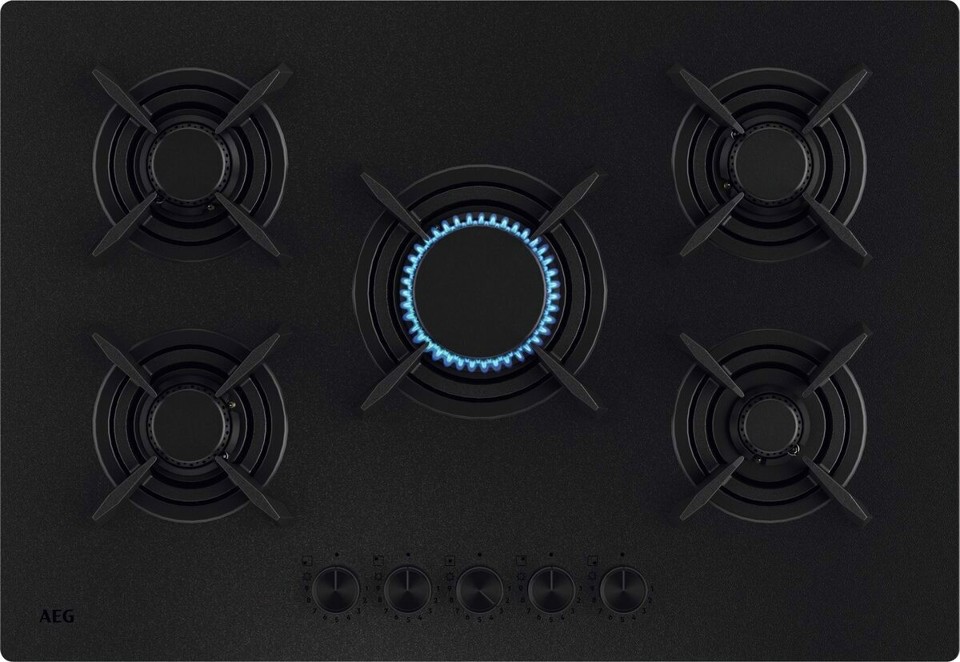 AEG PIANO GAS COMANDI FRONTALI 75 CM HKB75423NL