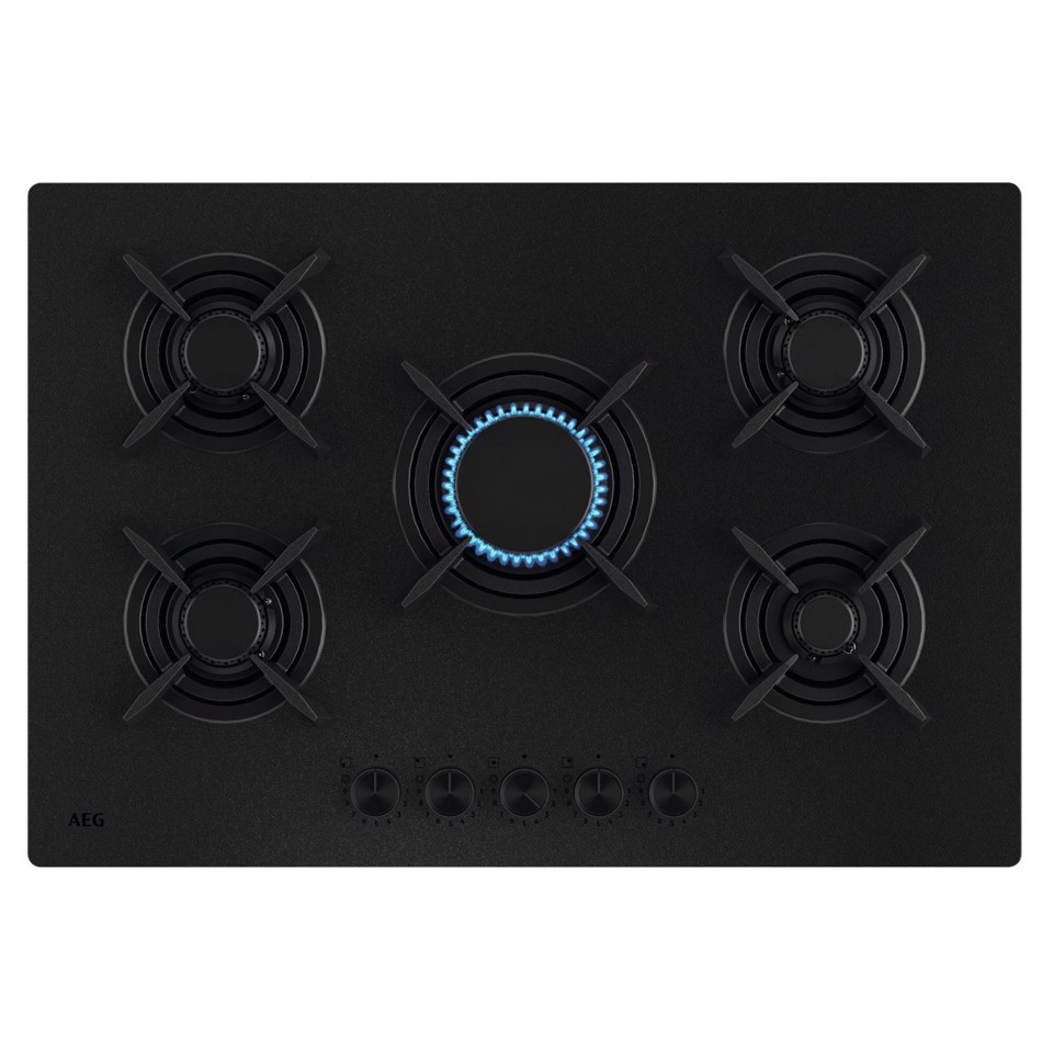 AEG Piano Gas Comandi Frontali 75 Cm HKB75423NL