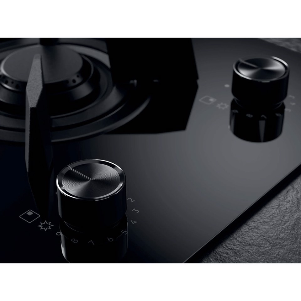 AEG Piano Gas+Induz. Comandi Frontali 90 Cm HDB95623NB