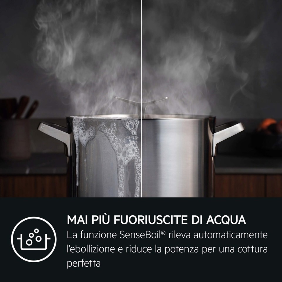 AEG PIANO INDUZIONE BOIL&FRY SAPHIRMATT 60 CM TI64IB3BIZ