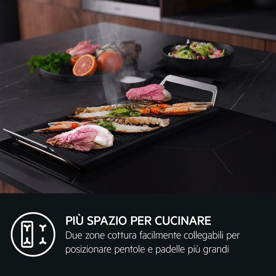 AEG Piano Induzione Boil&Fry Saphirmatt 60 Cm TI64IB3BIZ