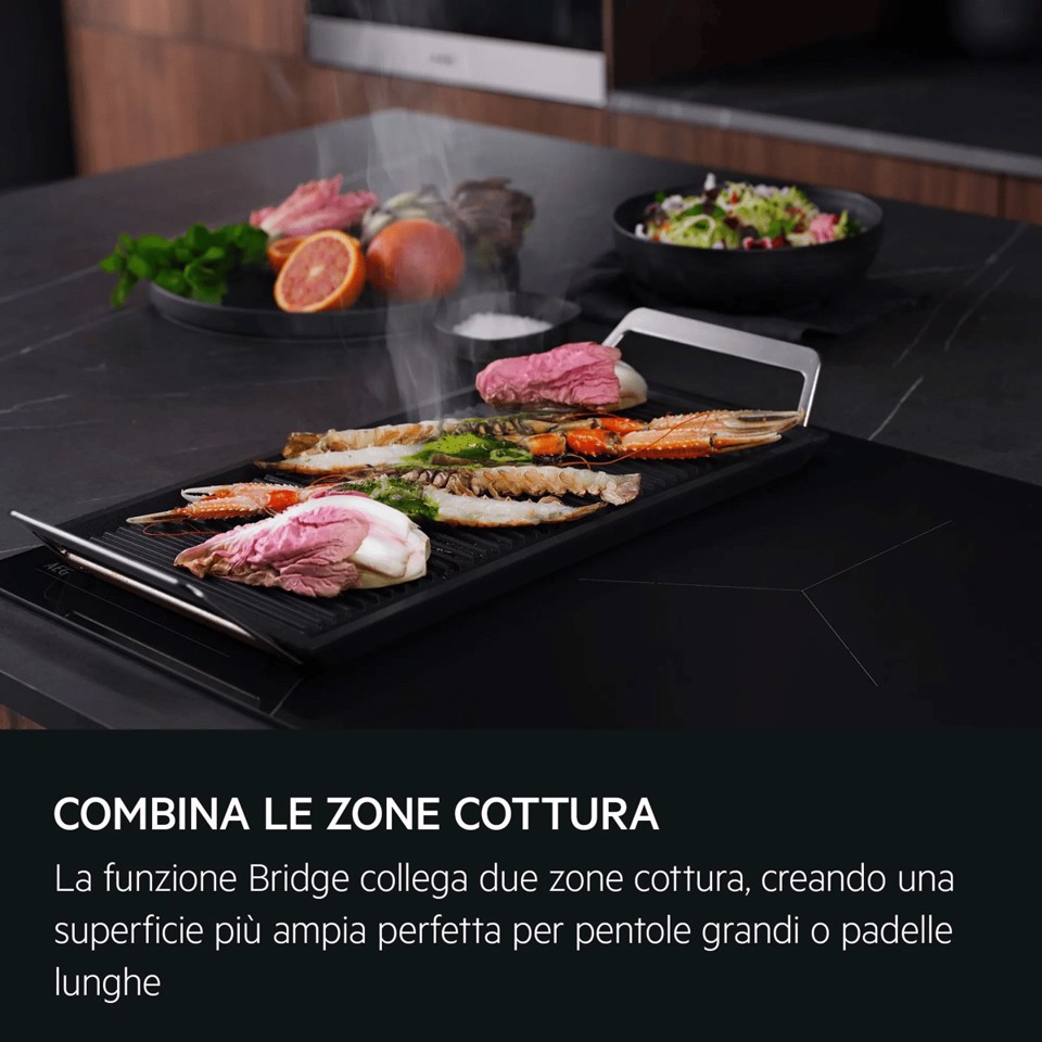 AEG Piano Induzione Boil&Fry Saphirmatt 60 Cm TI64IB3BIZ