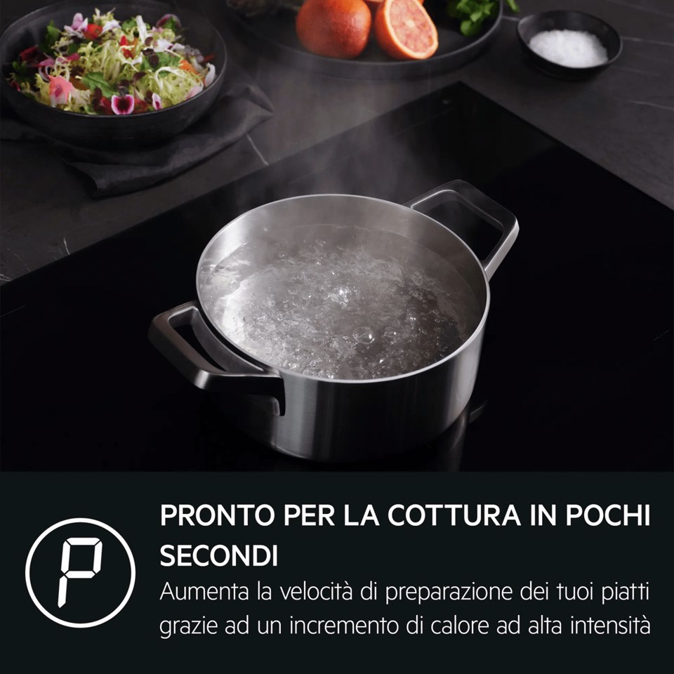 AEG Piano Induzione Boil&Fry Saphirmatt 60 Cm TI64IB3BIZ