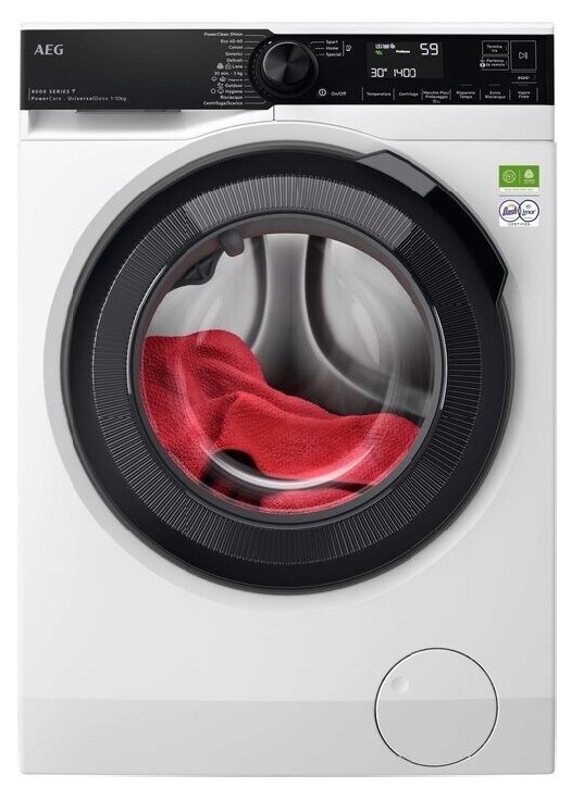 AEG Serie 8000 LR8FH104VY lavatrice Caricamento frontale 10 kg 1351 Giri/min Bianco