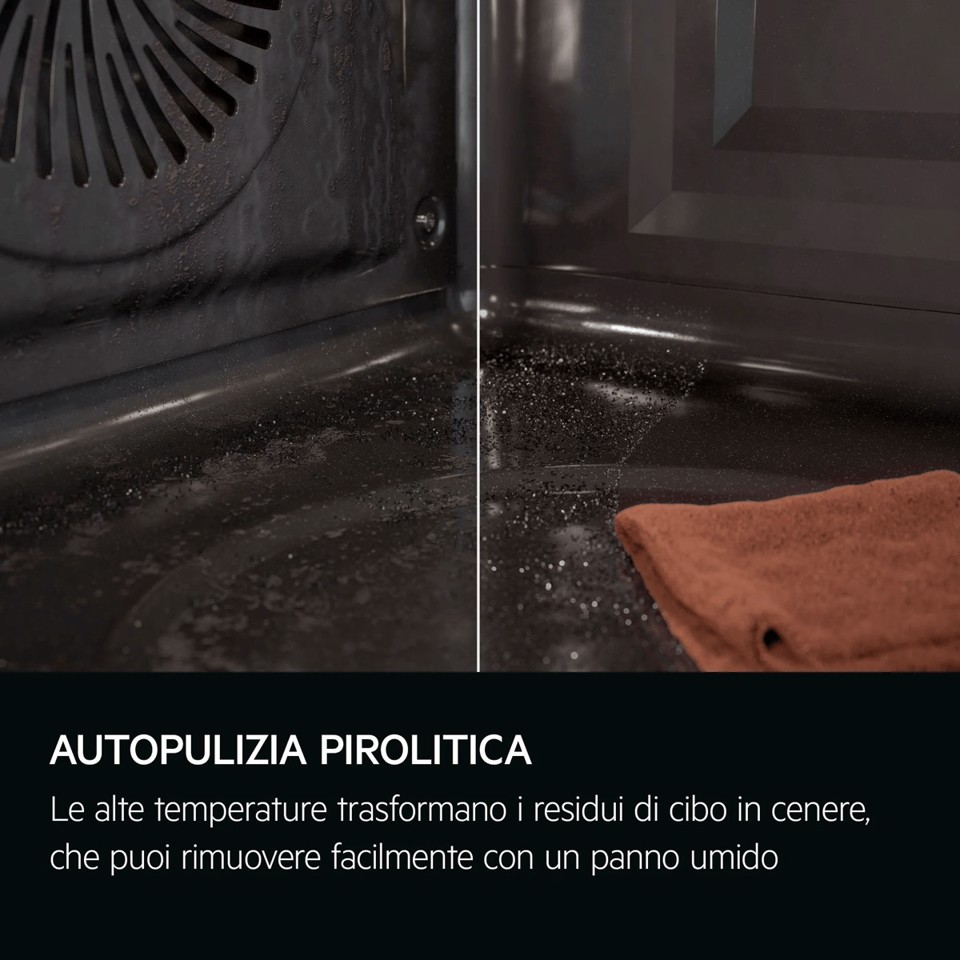 AEG Series 5000 Forno Incasso Pirolitico Classe A++ 60 Cm TU5PB43SM MADE IN EUROPE