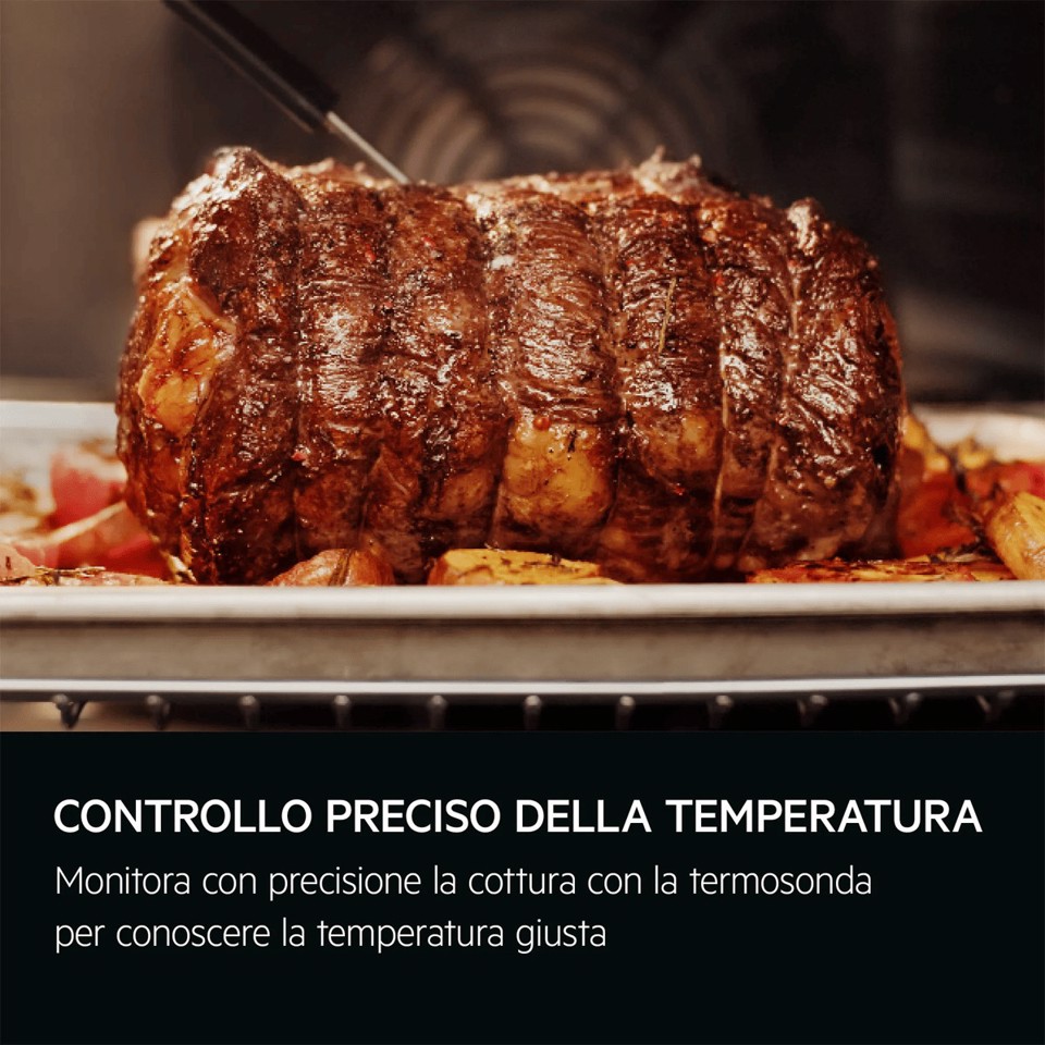 AEG Series 6000 Forno Incasso Steam Crisp (25%Vapore) + Pirolitico + Wifi Classe A++ 60 Cm TR6PB53FSB MADE IN EUROPE