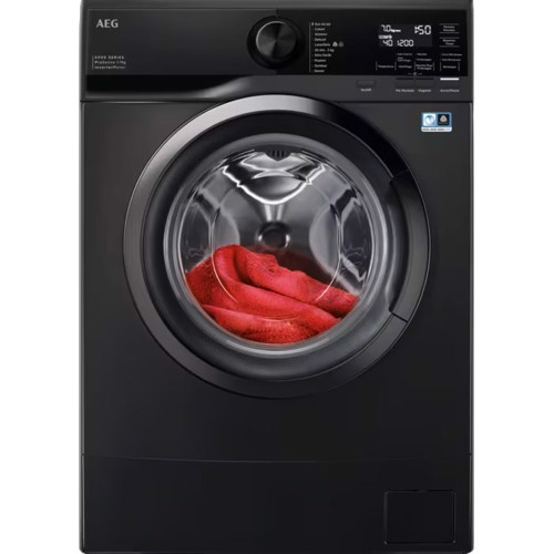 AEG Series 6000 L6SE74BB lavatrice Caricamento frontale 7 kg 1400 Giri/min Nero
