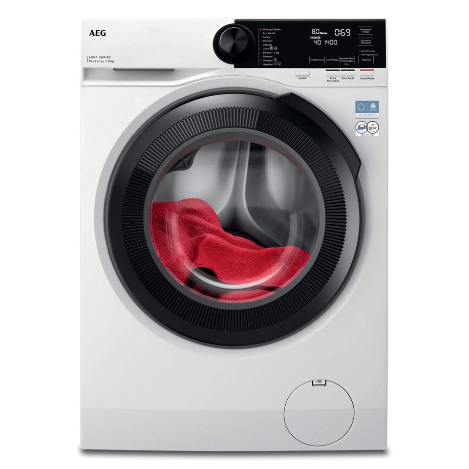 AEG Series 6000 Lavatrice Carica Frontale 10 Kg Classe A 1400 Giri LR6FEBG104 MADE IN EUROPE