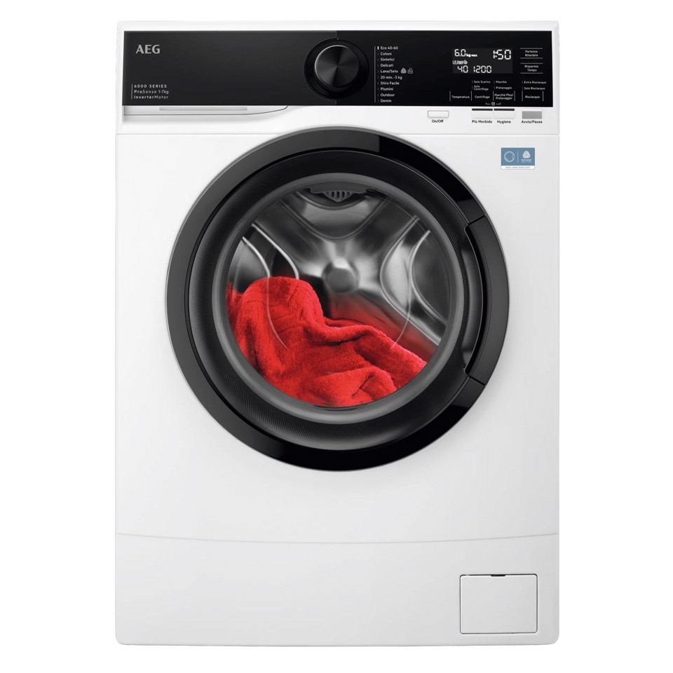 AEG Series 6000 Lavatrice Slim 7 Kg Classe A 1400 Giri L6SE47A