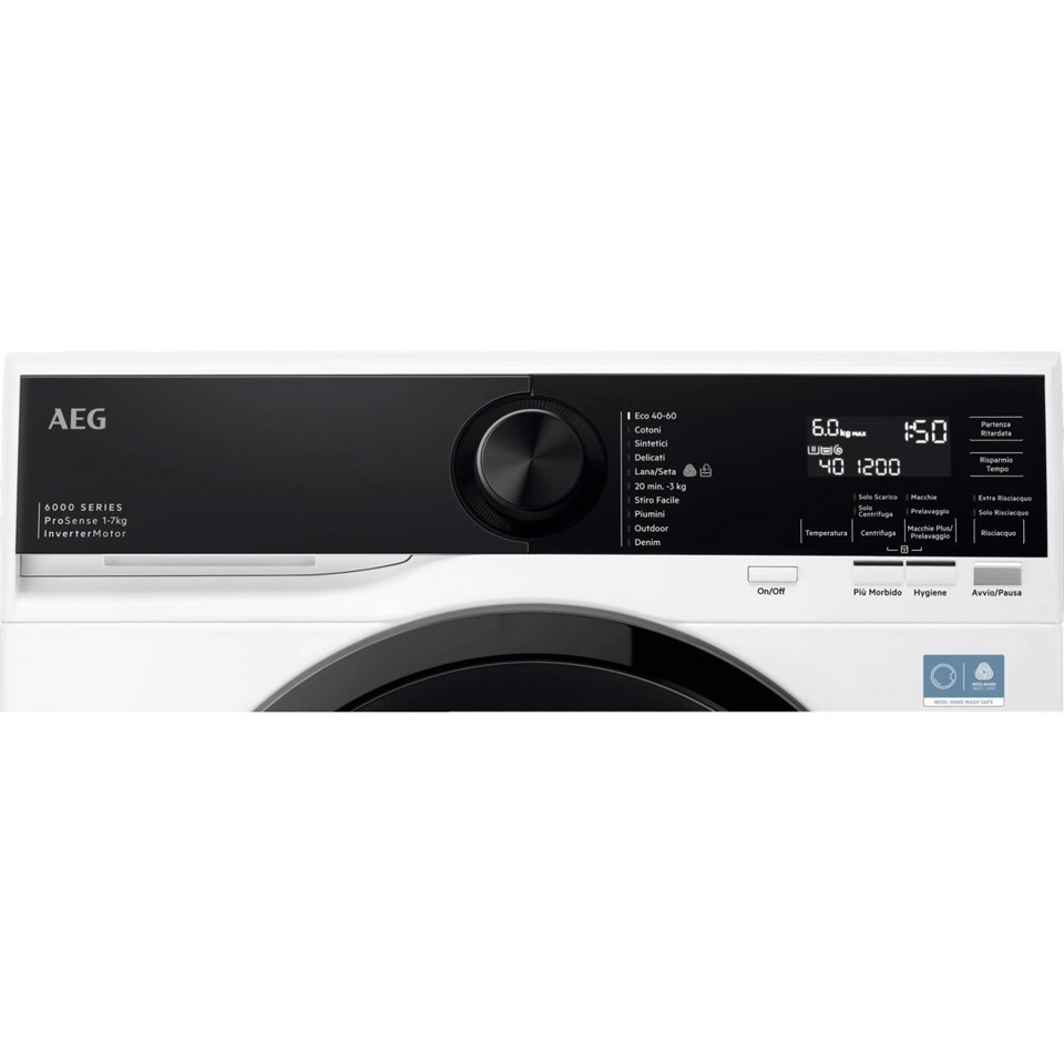 AEG Series 6000 Lavatrice Slim 7 Kg Classe A 1400 Giri L6SE47A