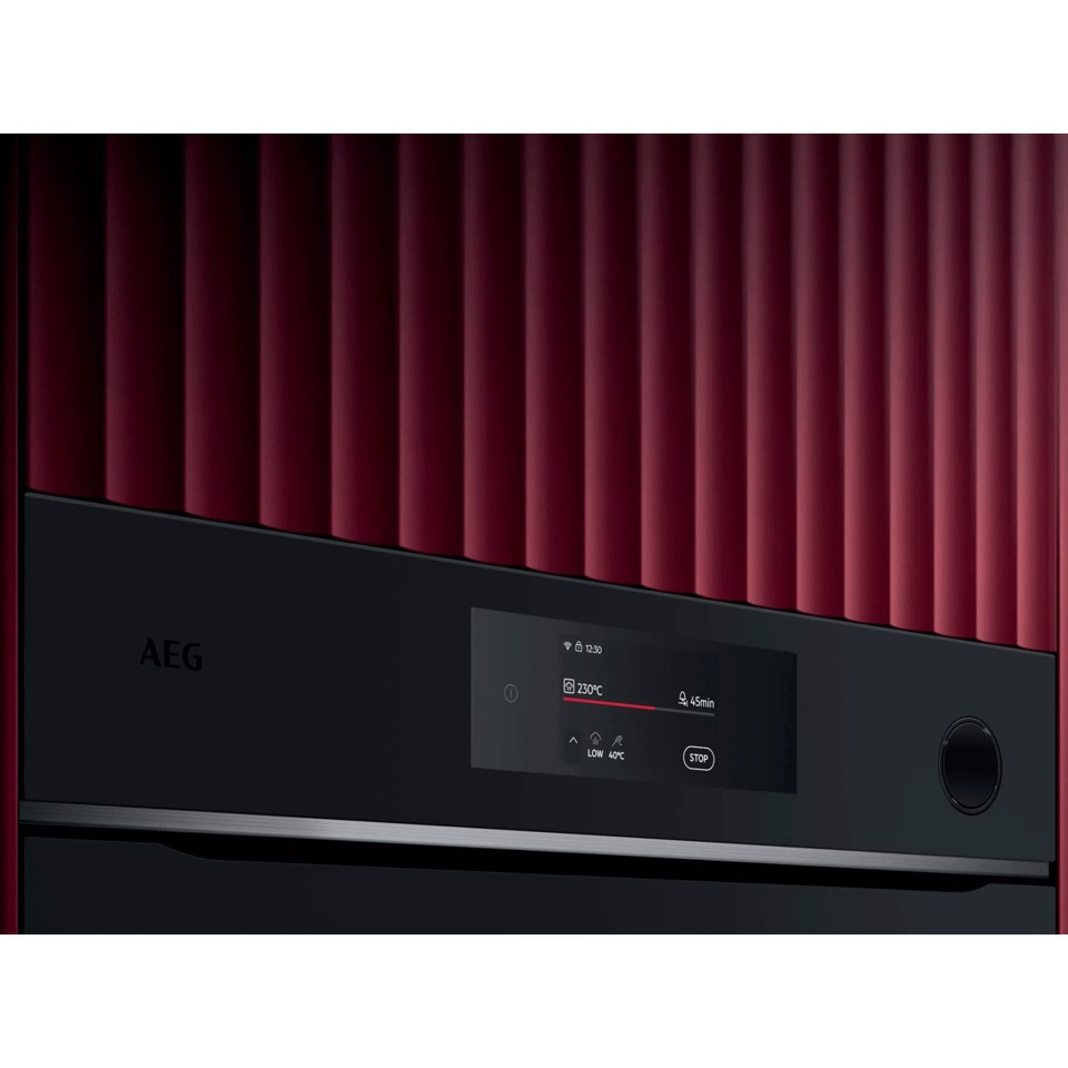 AEG Series 7000 Forno Incasso Steam Crisp (25%Vapore) + Pirolitico + Wifi Classe A++ 60 Cm TR7PB731ST MADE IN EUROPE