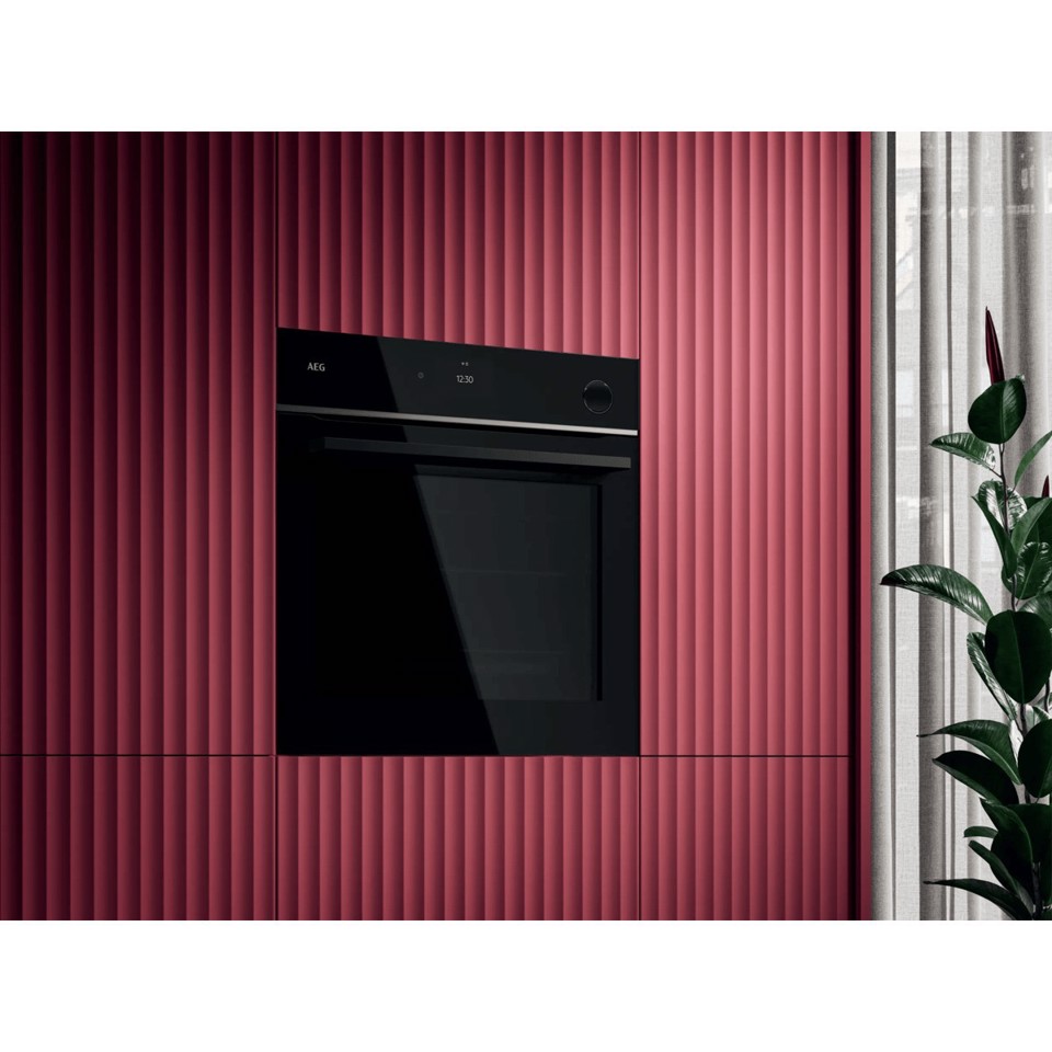 AEG Series 7000 Forno Incasso Steam Crisp (25%Vapore) + Pirolitico + Wifi Classe A++ 60 Cm TR7PB73FSB MADE IN EUROPE