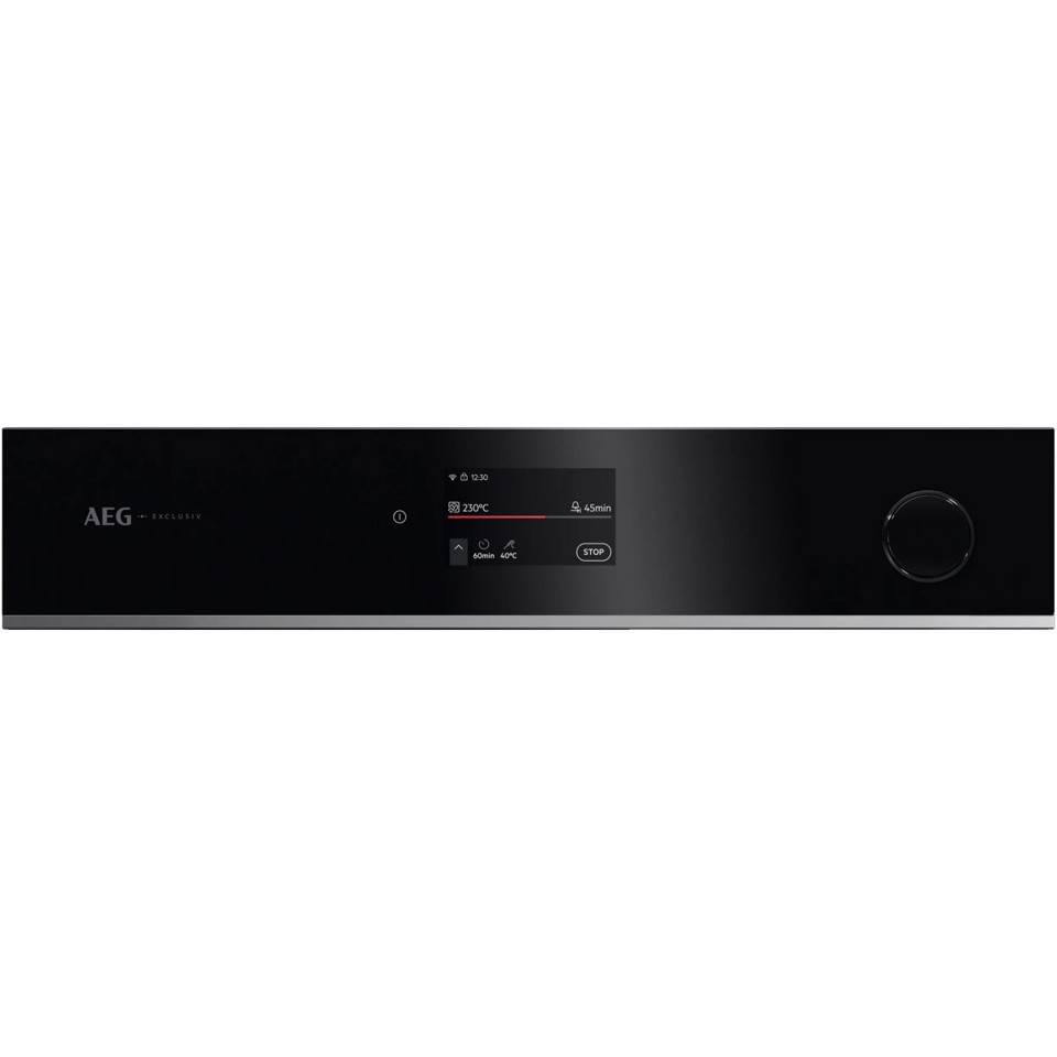 AEG Series 7000 Forno Incasso Steam Crisp (25%Vapore) + Pirolitico + Wifi Classe A++ 60 Cm TR7PB73FSB MADE IN EUROPE