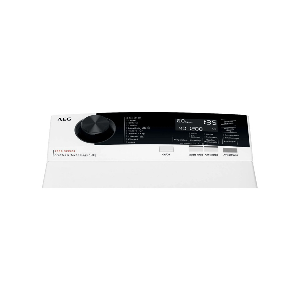 AEG Series 7000 Lavatrice Carica Alto 6 Kg Classe A 1300 Giri LTR7E36S MADE IN EUROPE