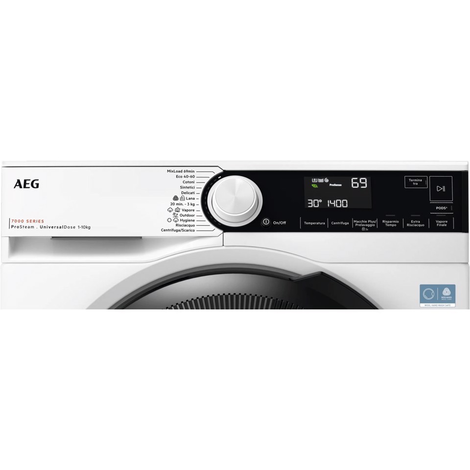 AEG Series 7000 Lavatrice Carica Frontale 10 Kg Classe A 1400 Giri MADE IN ITALY LR7FD104V