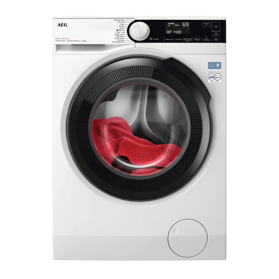 AEG Series 7000 Lavatrice Carica Frontale 10 Kg Classe A 1400 Giri MADE IN ITALY LR7FD104V