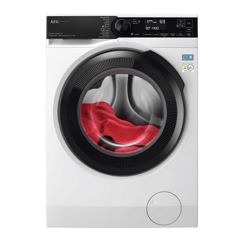 AEG Series 7000 Lavatrice Carica Frontale 11 Kg Classe A-30% 1400 Giri MADE IN ITALY XLR7FH11YV