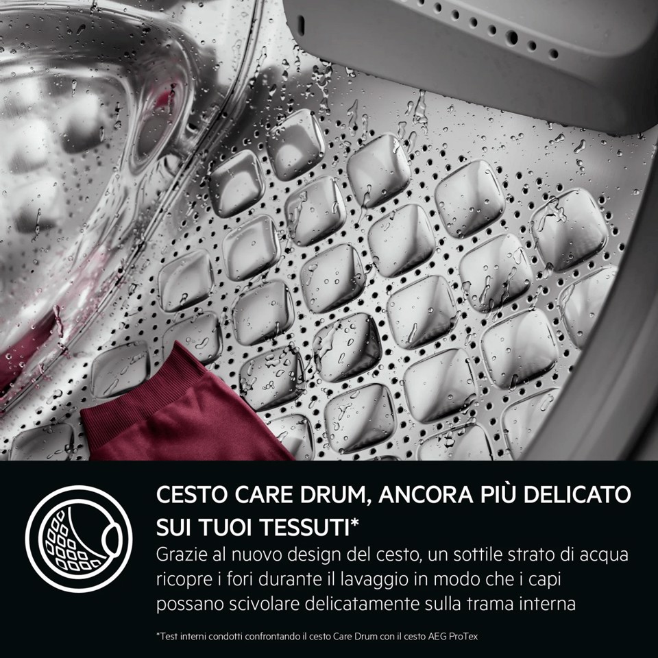 AEG Series 7000 Lavatrice Carica Frontale 8 Kg Classe A-40% 1400 Giri LR7FG84B4 MADE IN EUROPE