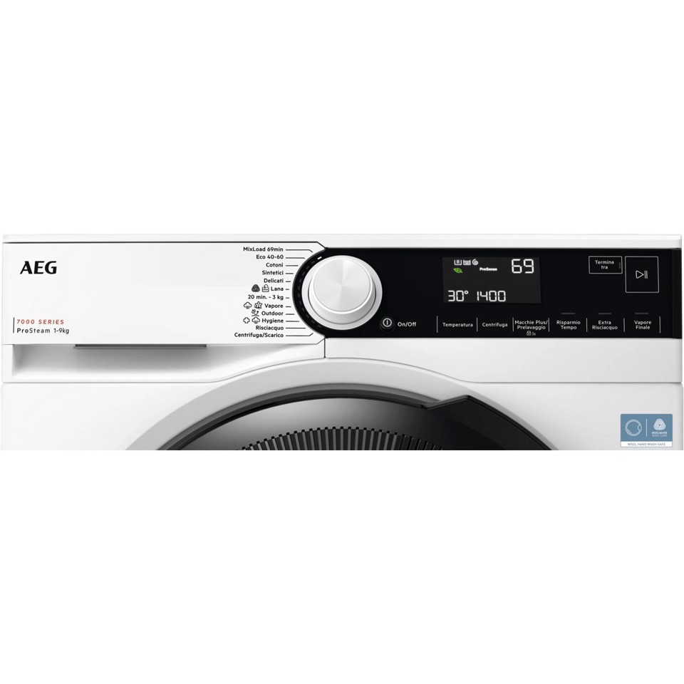 AEG Series 7000 Lavatrice Carica Frontale 9 Kg Classe A-20% 1400 Giri LR7FD94 MADE IN EUROPE